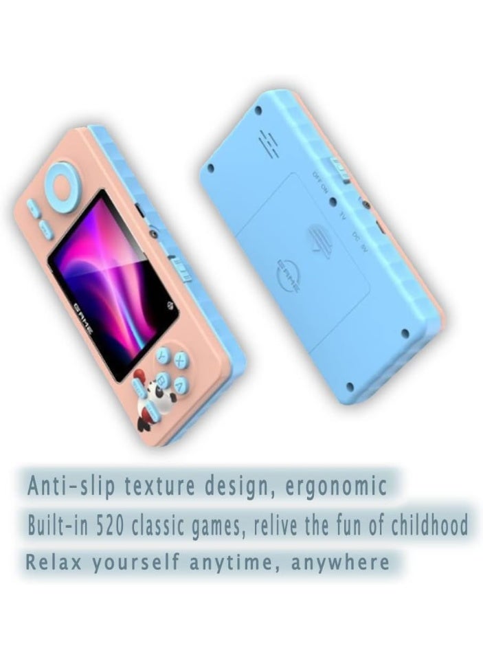 جهاز ألعاب محمول S5 Game Boy FC، يحتوي على 520 لعبة، مع وحدة تحكم، يدعم اللعب الثنائي، شاشة عرض أفقية - Image 4